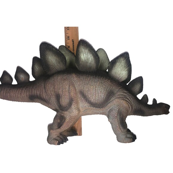 STEGOSAURUS Soft touch, Toys-R-US Xtra Large 19" Realistic Rubber DINOSAUR - Picture 10 of 11